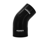Kies-Motorsports Mishimoto Mishimoto Silicone Reducer Coupler 45 Degree 3in to 3.75in - Black