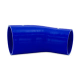 Kies-Motorsports Mishimoto Mishimoto Silicone Reducer Coupler 45 Degree 3in to 3.75in - Blue