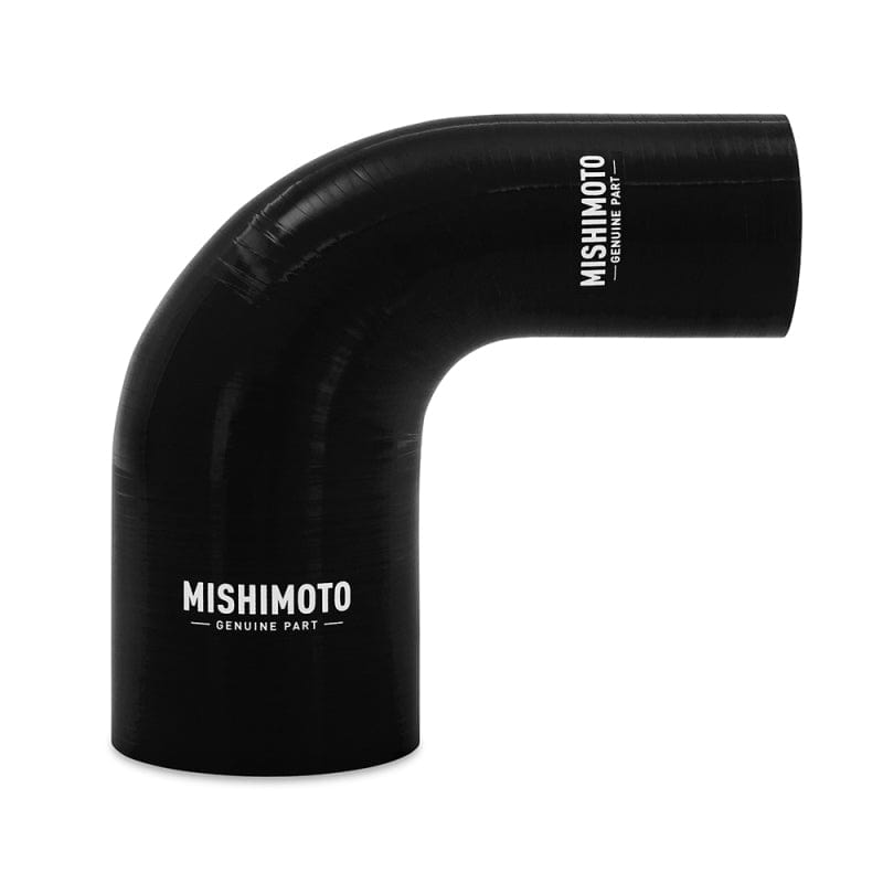 Kies-Motorsports Mishimoto Mishimoto Silicone Reducer Coupler 90 Degree 1.75in to 2.5in - Black
