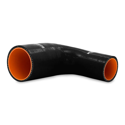 Kies-Motorsports Mishimoto Mishimoto Silicone Reducer Coupler 90 Degree 1.75in to 2.5in - Black