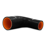 Kies-Motorsports Mishimoto Mishimoto Silicone Reducer Coupler 90 Degree 1.75in to 2.5in - Black