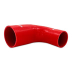 Kies-Motorsports Mishimoto Mishimoto Silicone Reducer Coupler 90 Degree 2.5in to 3in - Red