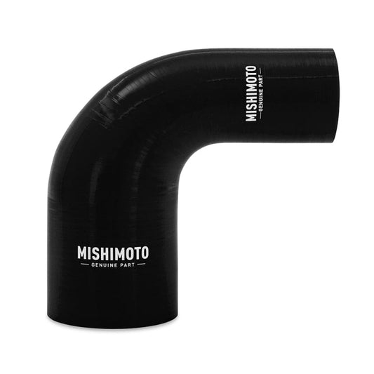 Kies-Motorsports Mishimoto Mishimoto Silicone Reducer Coupler 90 Degree 2in to 3in - Black