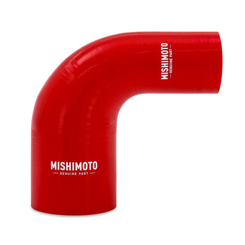 Kies-Motorsports Mishimoto Mishimoto Silicone Reducer Coupler 90 Degree 2in to 3in - Red Main image