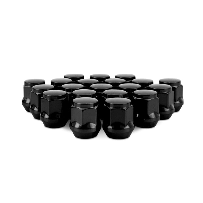 Mishimoto Steel Acorn Lug Nuts M12 x 1.5 - 20pc Set - Black Secondary image