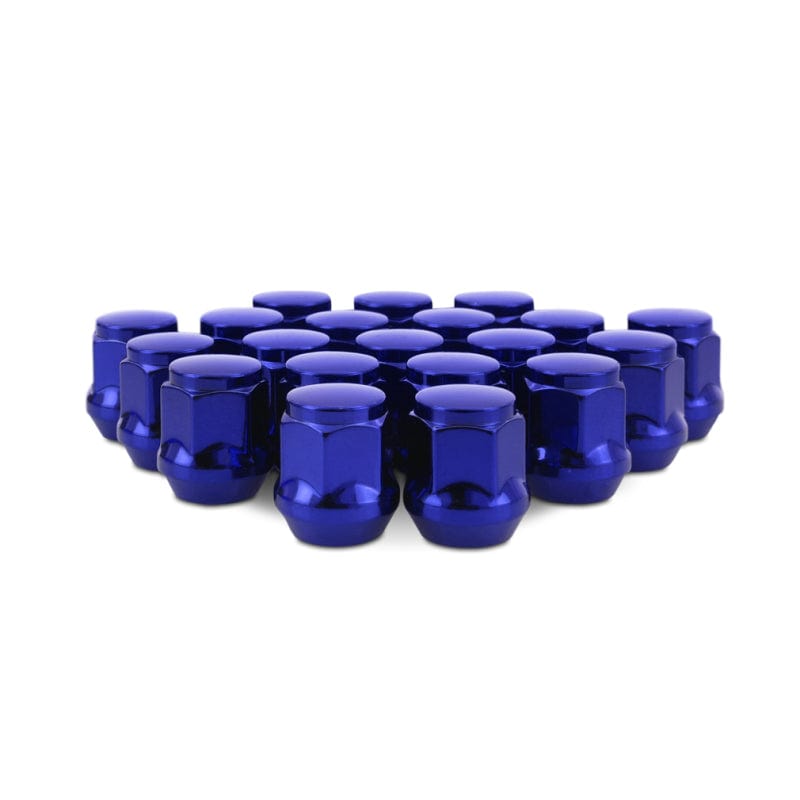 Kies-Motorsports Mishimoto Mishimoto Steel Acorn Lug Nuts M12 x 1.5 - 20pc Set - Blue