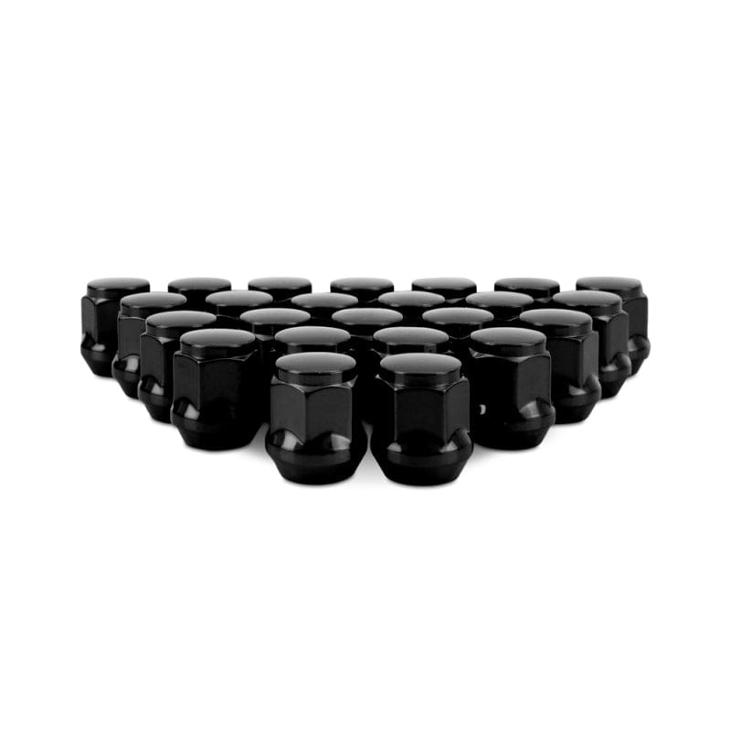 Kies-Motorsports Mishimoto Mishimoto Steel Acorn Lug Nuts M12 x 1.5 - 24pc Set - Black