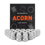 Kies-Motorsports Mishimoto Mishimoto Steel Acorn Lug Nuts M12 x 1.5 - 24pc Set - Chrome