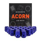 Kies-Motorsports Mishimoto Mishimoto Steel Acorn Lug Nuts M14 x 1.5 - 24pc Set - Blue
