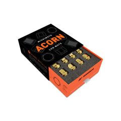 Kies-Motorsports Mishimoto Mishimoto Steel Acorn Lug Nuts M14 x 1.5 - 24pc Set - Gold