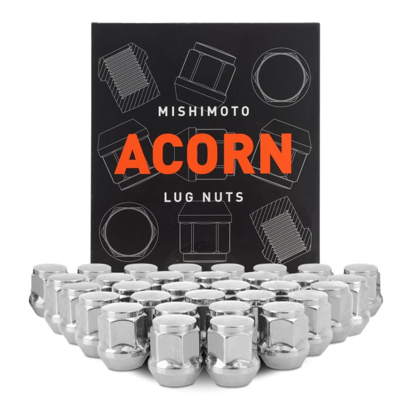 Kies-Motorsports Mishimoto Mishimoto Steel Acorn Lug Nuts M14 x 1.5 - 32pc Set - Chrome Main image