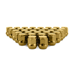 Kies-Motorsports Mishimoto Mishimoto Steel Acorn Lug Nuts M14 x 1.5 - 32pc Set - Gold