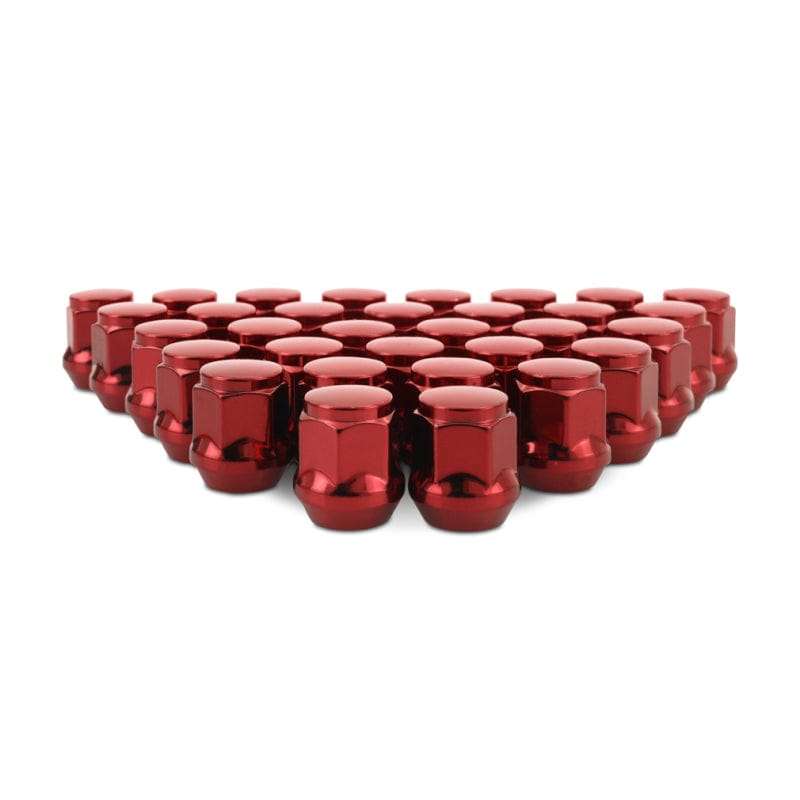 Mishimoto Steel Acorn Lug Nuts M14 x 1.5 - 32pc Set - Red Secondary image
