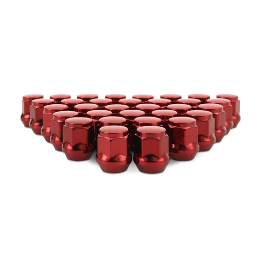 Kies-Motorsports Mishimoto Mishimoto Steel Acorn Lug Nuts M14 x 1.5 - 32pc Set - Red