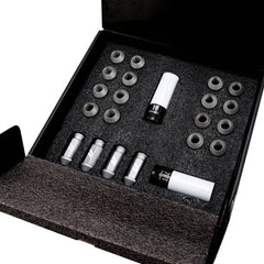 Kies-Motorsports Mishimoto Mishimoto Steel Locking Lug Nuts M14x1.5 20pc Set Black