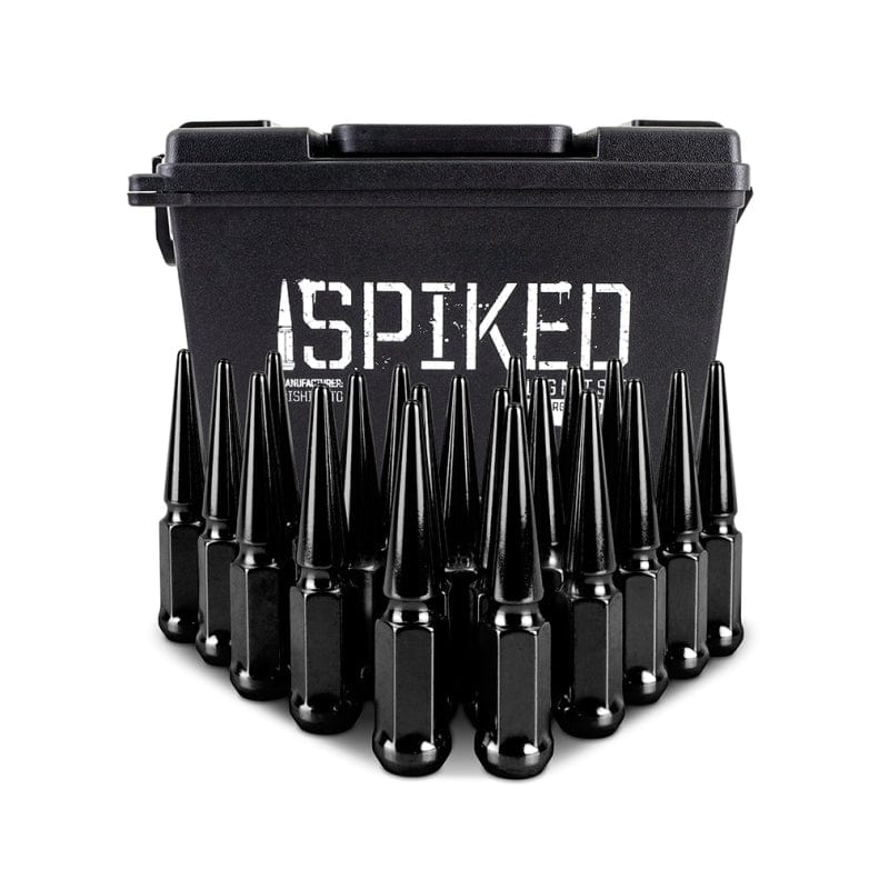 Mishimoto Steel Spiked Lug Nuts M12x1.5 20pc Set - Black Secondary image