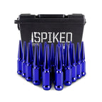 Kies-Motorsports Mishimoto Mishimoto Steel Spiked Lug Nuts M12x1.5 20pc Set - Blue