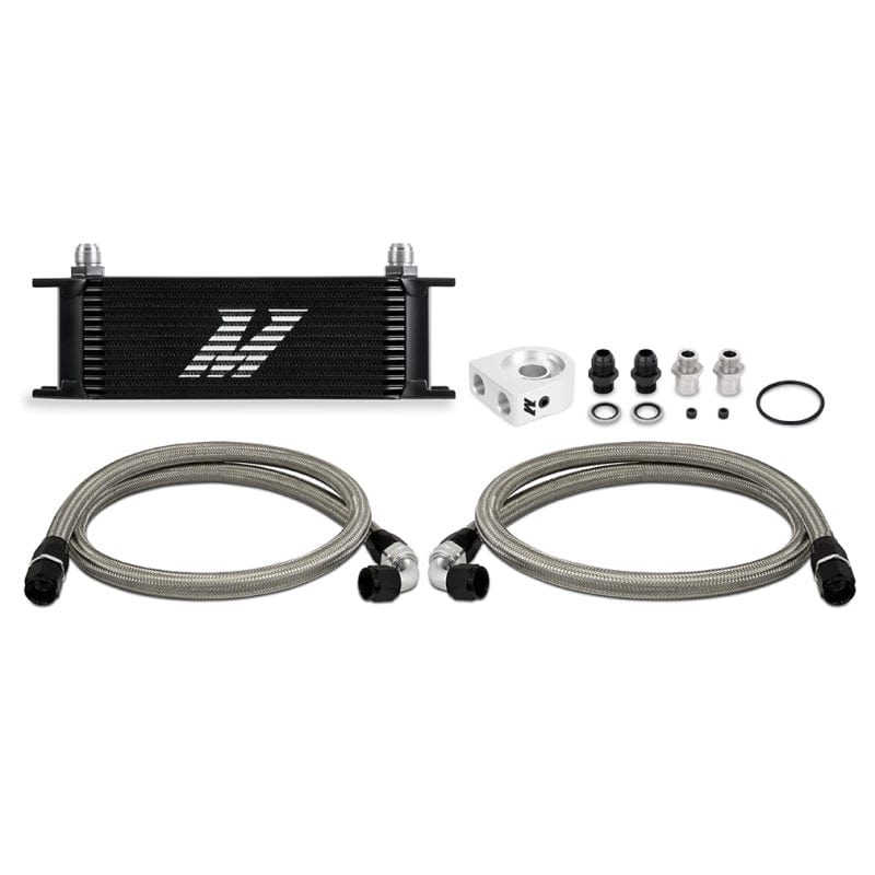 Kies-Motorsports Mishimoto Mishimoto Universal 13 Row Oil Cooler Kit (Black) Main image
