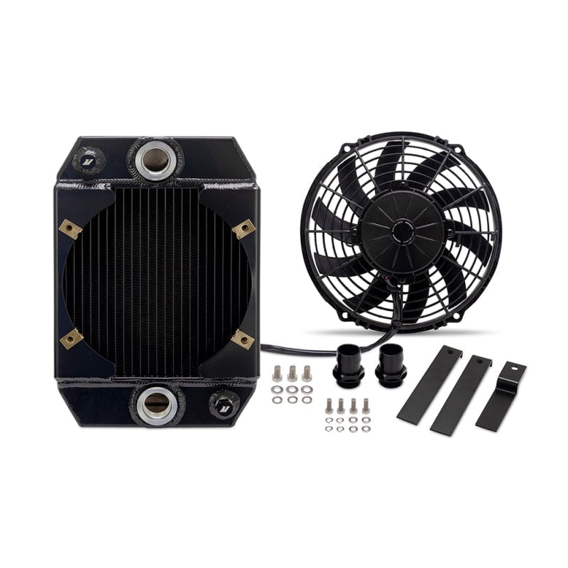 Kies-Motorsports Mishimoto Mishimoto Universal Drag Race Performance Aluminum Radiator - Black Main image