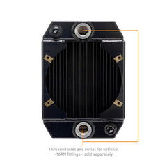 Kies-Motorsports Mishimoto Mishimoto Universal Drag Race Performance Aluminum Radiator - Black