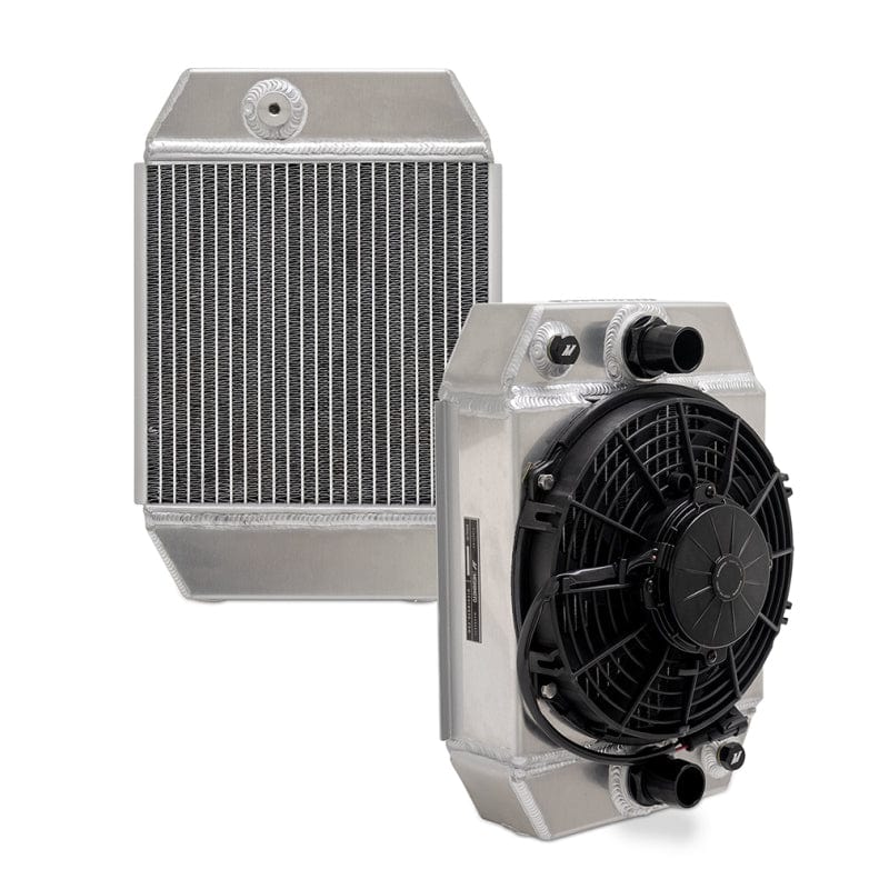 Mishimoto Universal Drag Race Performance Aluminum Radiator - Natural Secondary image