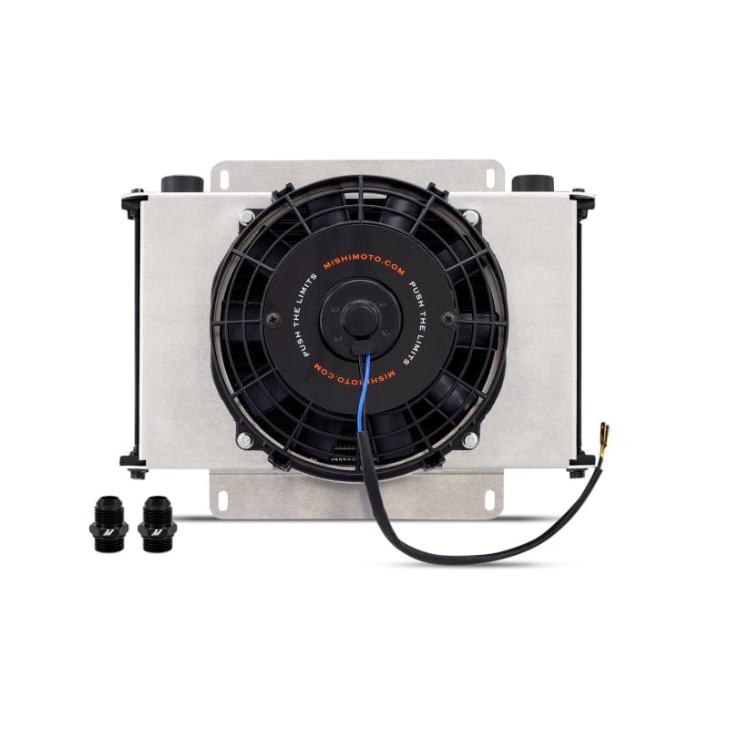 Kies-Motorsports Mishimoto Mishimoto Universal Oil Cooler Kit 25-Row Cooler and 1x 8in Fan Main image