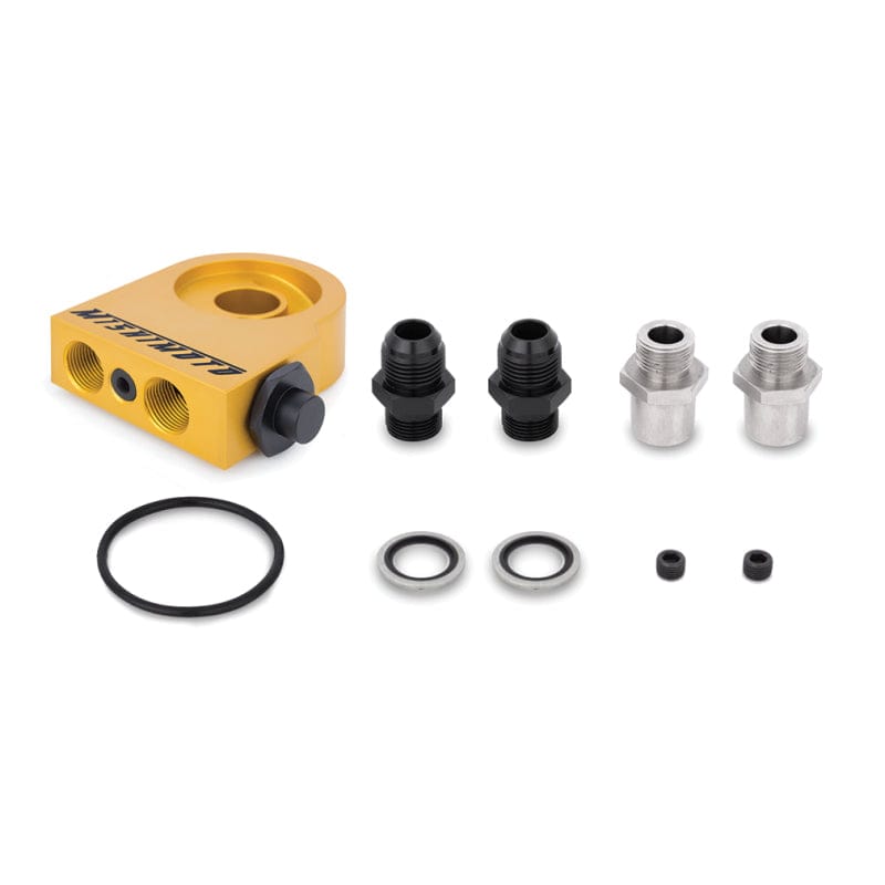 Kies-Motorsports Mishimoto Mishimoto Universal Thermostatic Oil Cooler Kit 13-Row Black