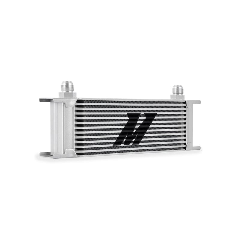 Kies-Motorsports Mishimoto Mishimoto Universal Thermostatic Oil Cooler Kit 13-Row Silver