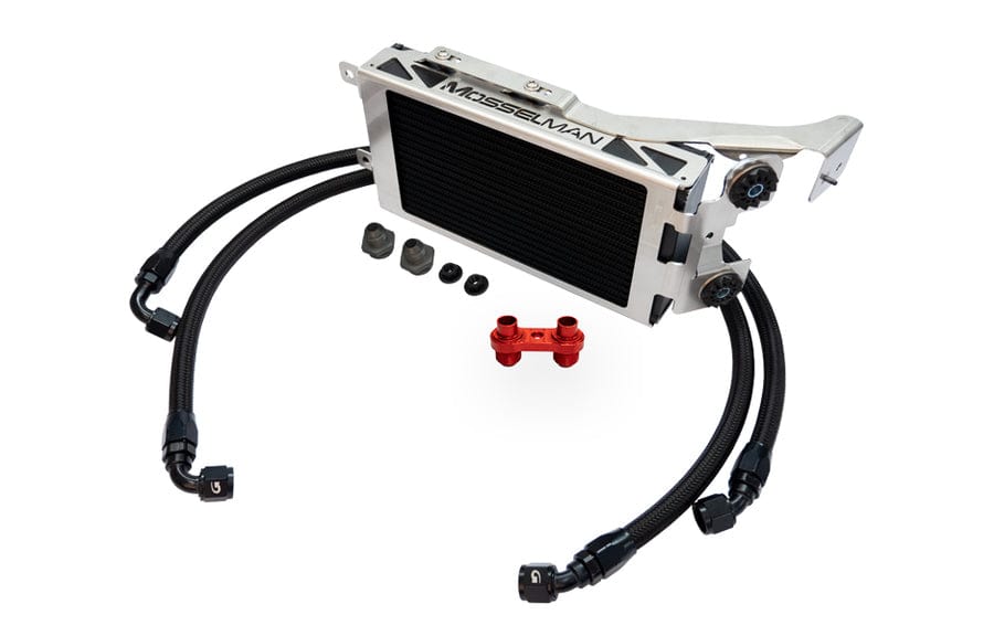 Kies-Motorsports Mosselman Mosselman Single Oil Cooler Kit, BMW 1-Series E8X Main image
