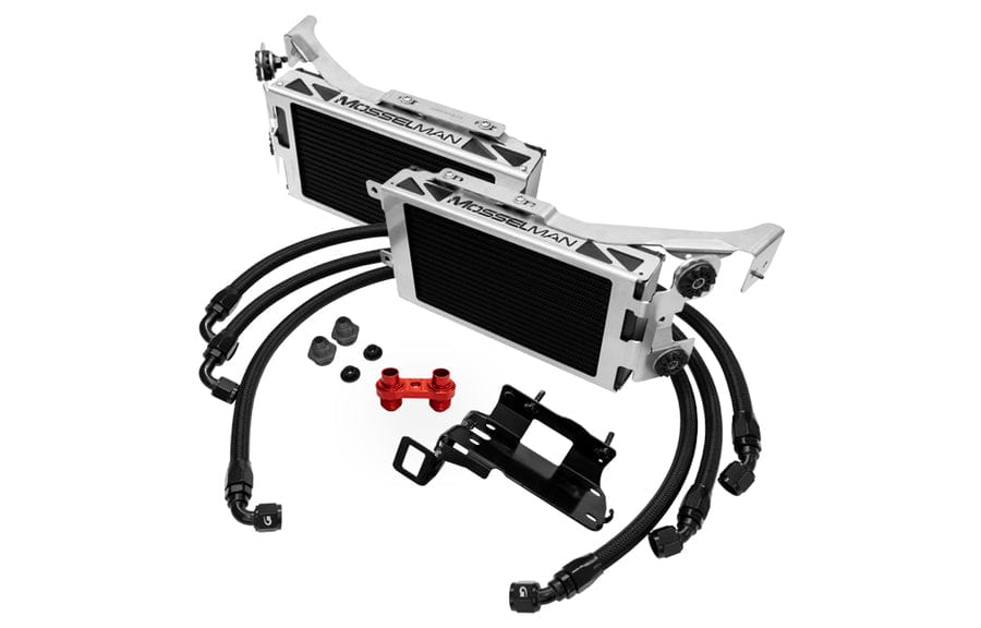 Kies-Motorsports Mosselman Mosselman Twin Oil Cooler Kit, BMW 1-Series E8X Main image