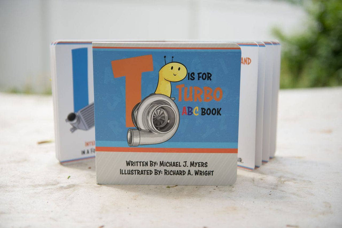 Kies-Motorsports Motorhead Garage Productions T is for Turbo ABC Board Book