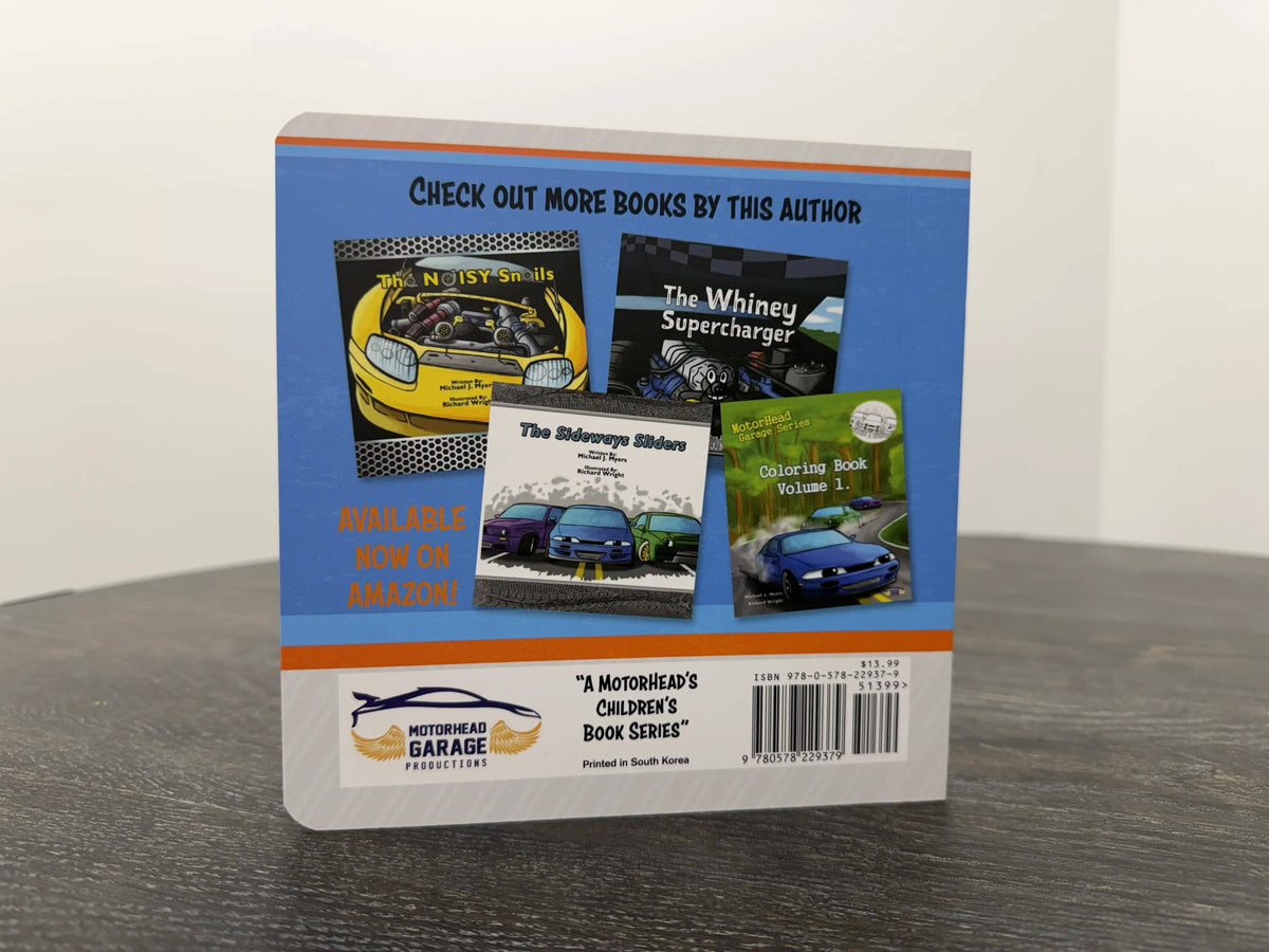 Kies-Motorsports Motorhead Garage Productions T is for Turbo ABC Board Book