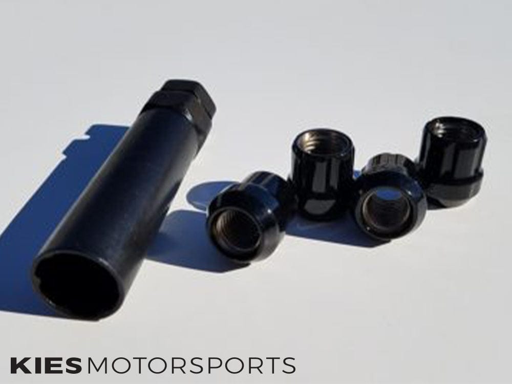Kies-Motorsports Motorsport Hardware Motorsport Hardware (14×1.5 Thread) Black Short Tuner LOCK Nut Kit