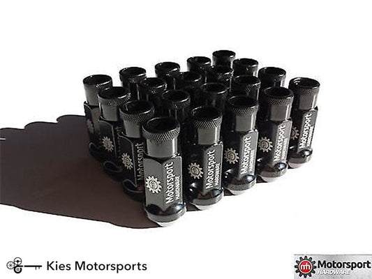 Kies-Motorsports Motorsport Hardware Motorsport Hardware 17mm Titan Cold Forged Alloy Steel Race nuts Black / 12 x 1.5