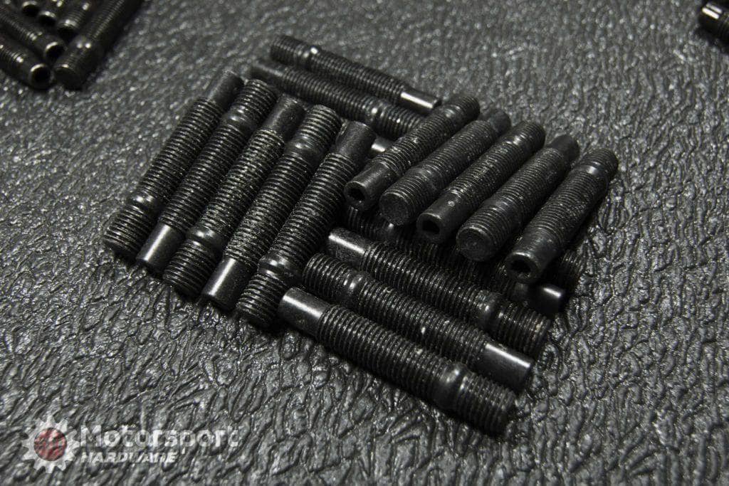 Kies-Motorsports Motorsport Hardware Motorsport Hardware 5-Lug (12 x 1.5 Thread) 68mm Black Race Stud Kit 12 x 1.5 (BMW E Series)
