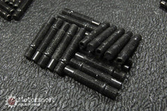 Kies-Motorsports Motorsport Hardware Motorsport Hardware 5-Lug (12 x 1.5 Thread) 68mm Black Race Stud Kit 12 x 1.5 (BMW E Series)