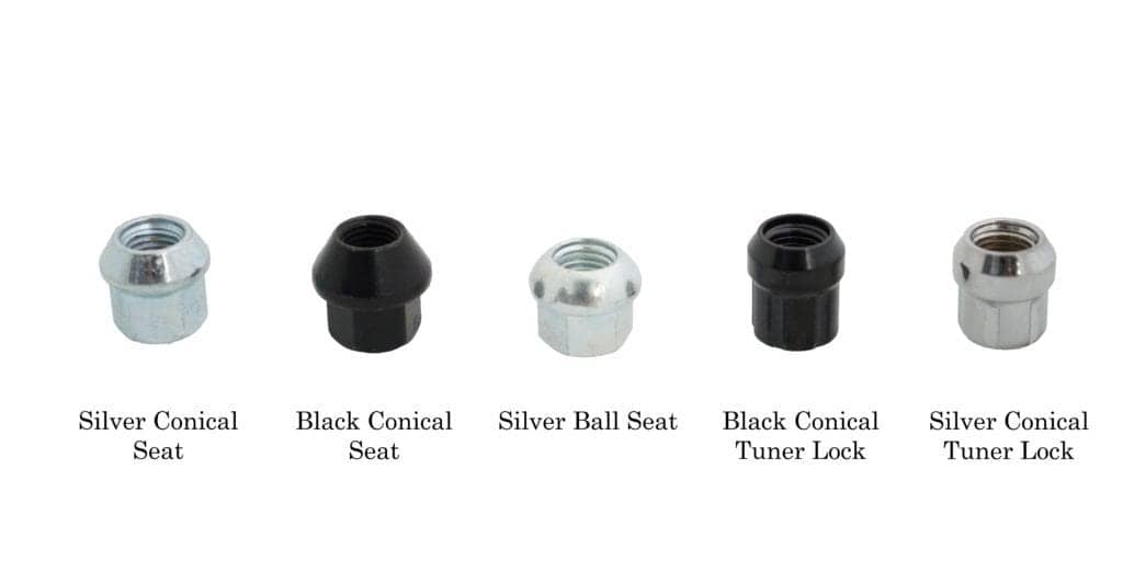 Kies-Motorsports Motorsport Hardware Motorsport Hardware 5-Lug (12 x 1.5 Thread) 68mm Black Race Stud Kit 12 x 1.5 (BMW E Series)