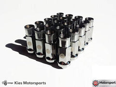 Kies-Motorsports Motorsport Hardware Motorsport Hardware 5-Lug (12 x 1.5 Thread) 68mm Black Race Stud Kit 12 x 1.5 (BMW E Series)