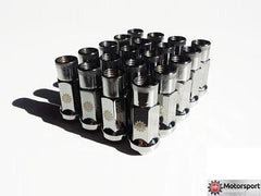 Kies-Motorsports Motorsport Hardware Motorsport Hardware 5-Lug (12 x 1.5 Thread) 78mm Black Race Stud Kit (BMW E Series)