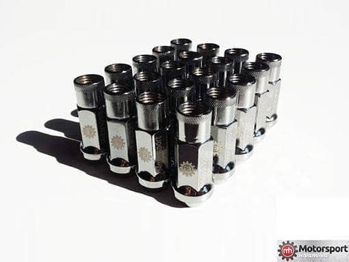Kies-Motorsports Motorsport Hardware Motorsport Hardware 5-Lug (12 x 1.5 Thread) 82mm Black Race Stud Kit (BMW E Series)