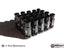 Kies-Motorsports Motorsport Hardware Motorsport Hardware 5-Lug (12 x 1.5 Thread) 82mm Black Race Stud Kit (BMW E Series)