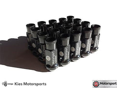 Kies-Motorsports Motorsport Hardware Motorsport Hardware 5-Lug (14 x 1.25 Thread) 65mm Black Stud Kit (F / G Series BMW & A90 Supra) Black Racing