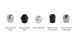 Kies-Motorsports Motorsport Hardware Motorsport Hardware 5-Lug (14 x 1.25 Thread) 78mm Black Bullet Nose Stud Kit