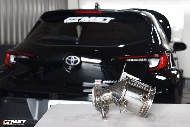 Kies-Motorsports MST MST 5" Catted Downpipe For 2023+ Toyota GR Corolla 1.6/ 2020+ Toyota GR Yaris 1.6 (OPF/GPF) (TY-GRCY03DP) Main image