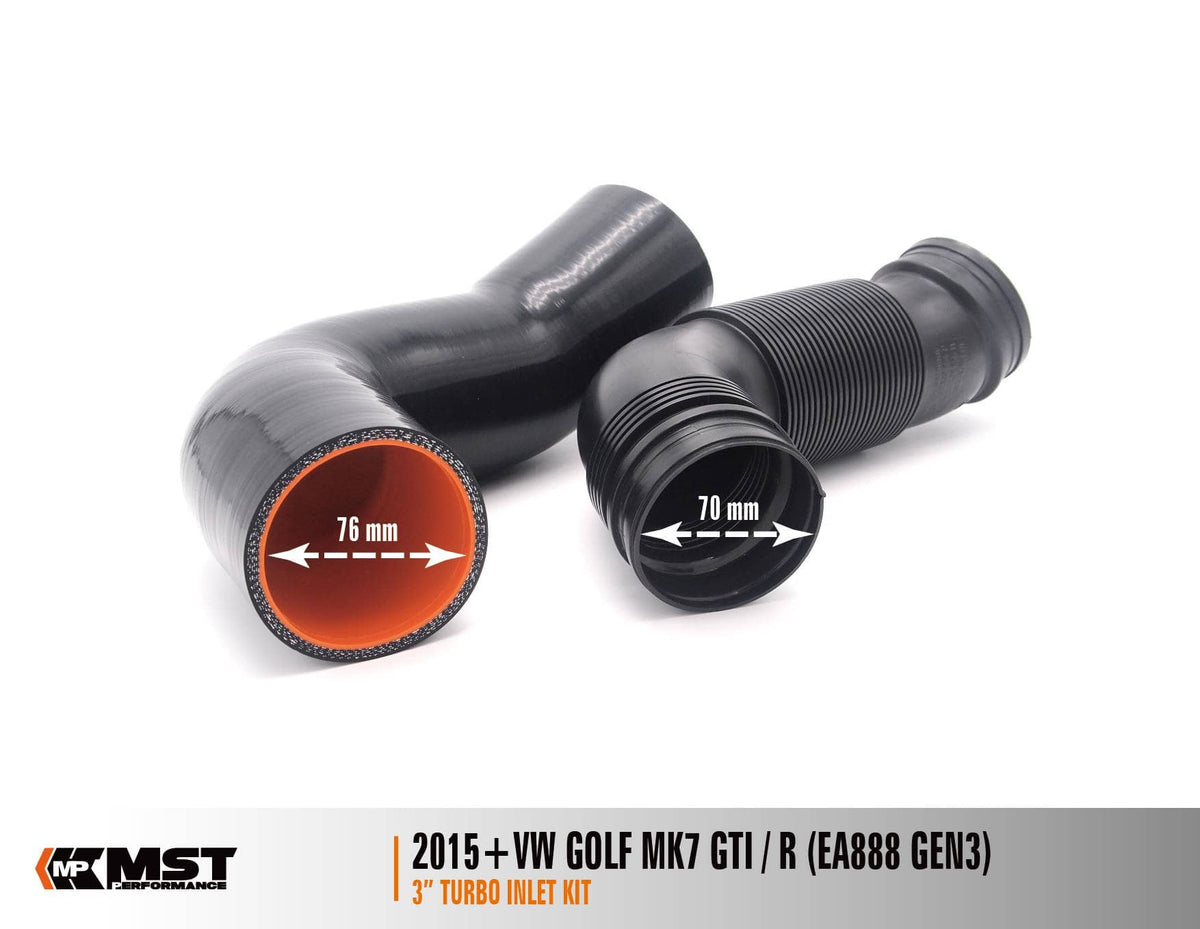 Kies-Motorsports MST MST MK7 MQB High Flow 3" Turbo Inlet Kit (VW-MK710)