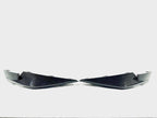 Kies Motorsports — front angle view of 2020-2025 BMW M3 (G80) Dry Carbon Fiber Front Bumper Replacement Splitters
