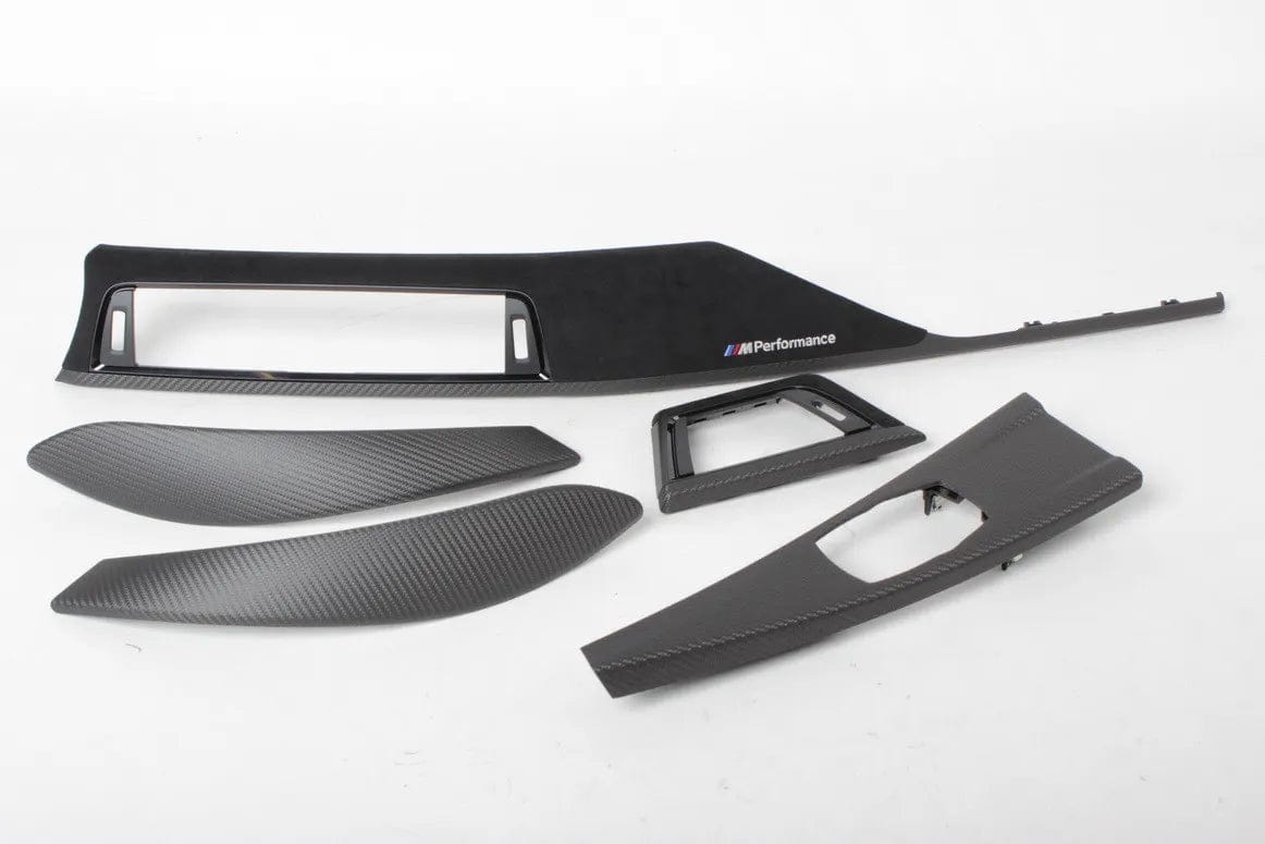 Kies Motorsports — Kies Carbon carbon fiber interior trim — Genuine BMW F32 4 Series M Performance Carbon Fiber and Alcantara Interior Trim Kit Main image