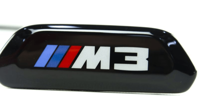 Genuine BMW F80 M3 Black Illuminated Backrest Trim Secondary image
