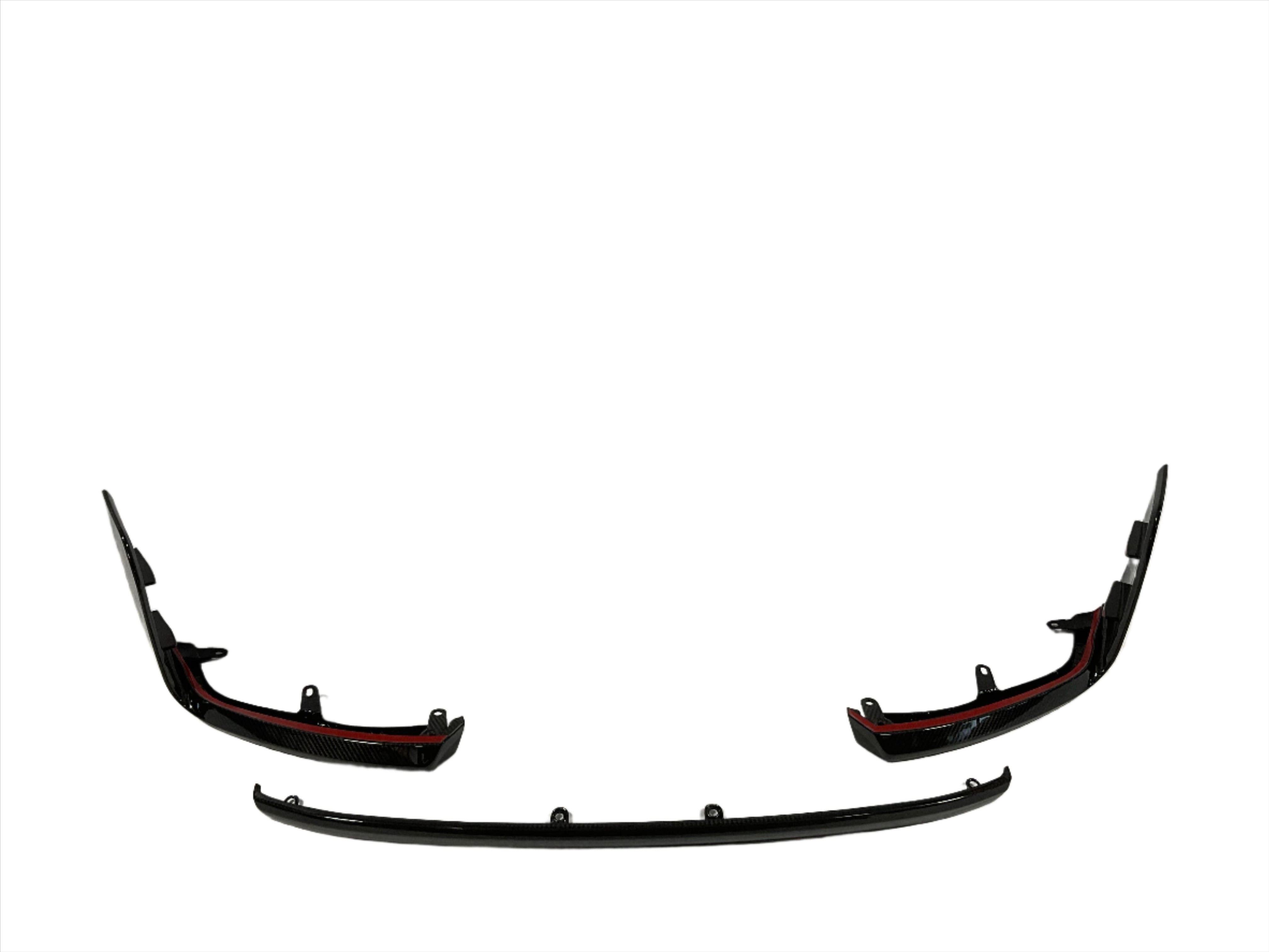 Kies Motorsports — front angle view of Kies Carbon BMW G87 Dry Carbon Fiber Modern Performance 3 Piece Front Lip Main image
