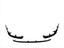 Kies Motorsports — front angle view of Kies Carbon BMW G87 Dry Carbon Fiber Modern Performance 3 Piece Front Lip